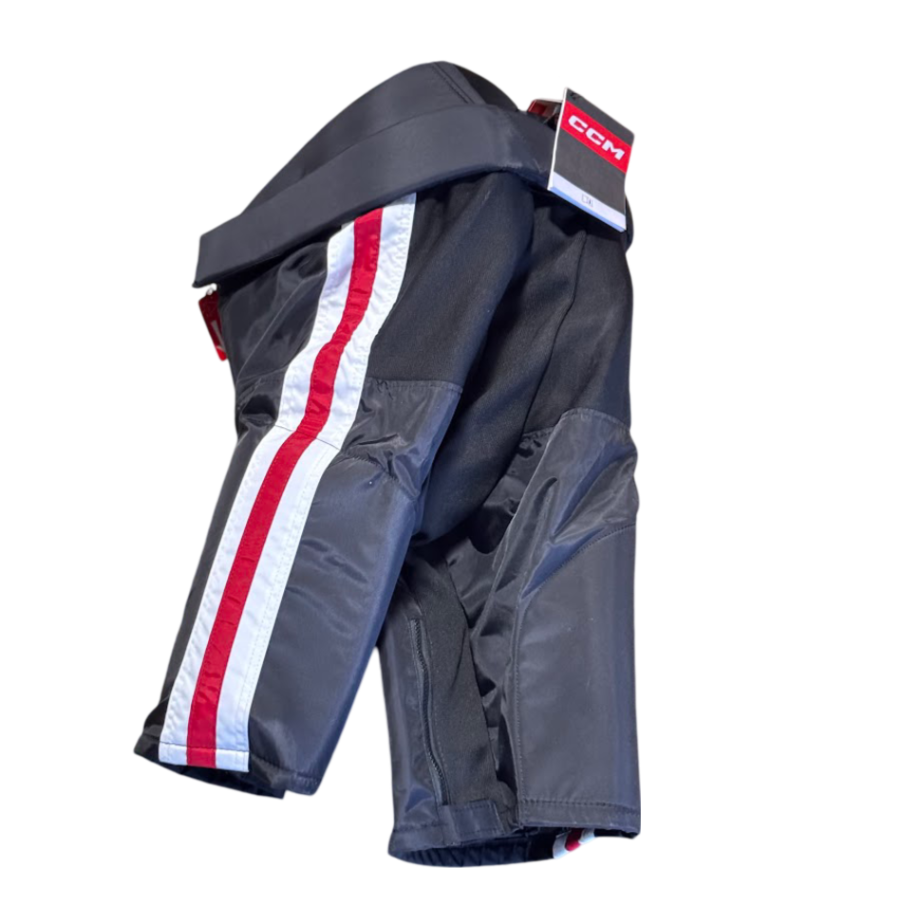 CCM - Pantalon de hockey pour femme HPWMP NCAA Pro Stock (noir/rouge/blanc)